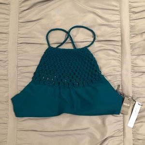 Aerie High Neck Bikini Top